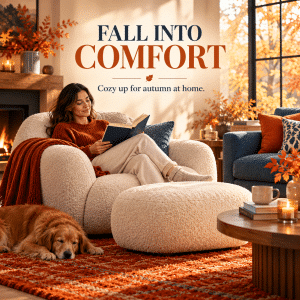 Soft laid-back comfort