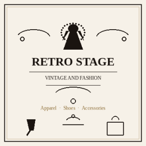 Revives the glamour of vintage fashion from the 1920s to the 1980s